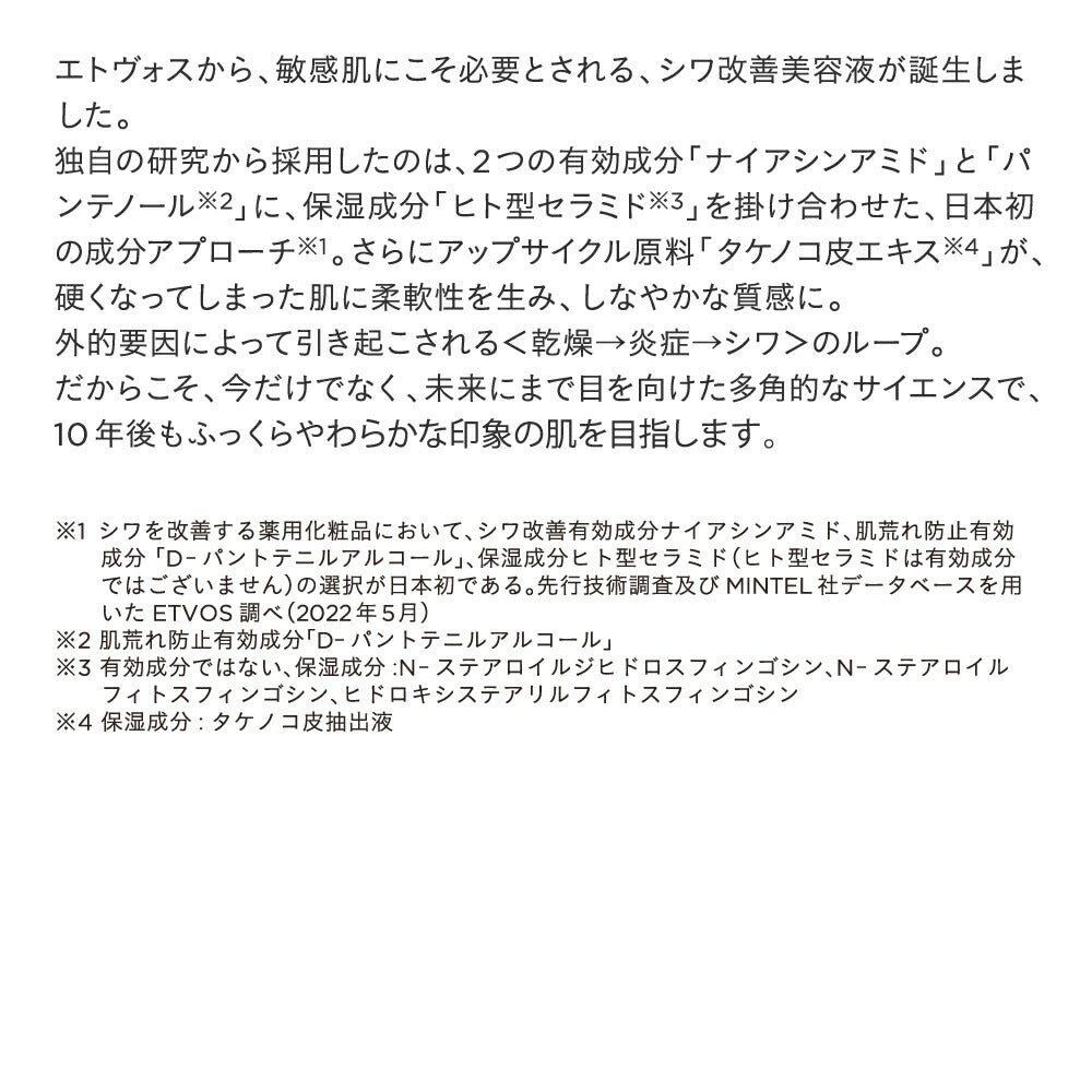 ETVOS 藥用抗皺精華 Medicinal Wrinkle Serum 30g