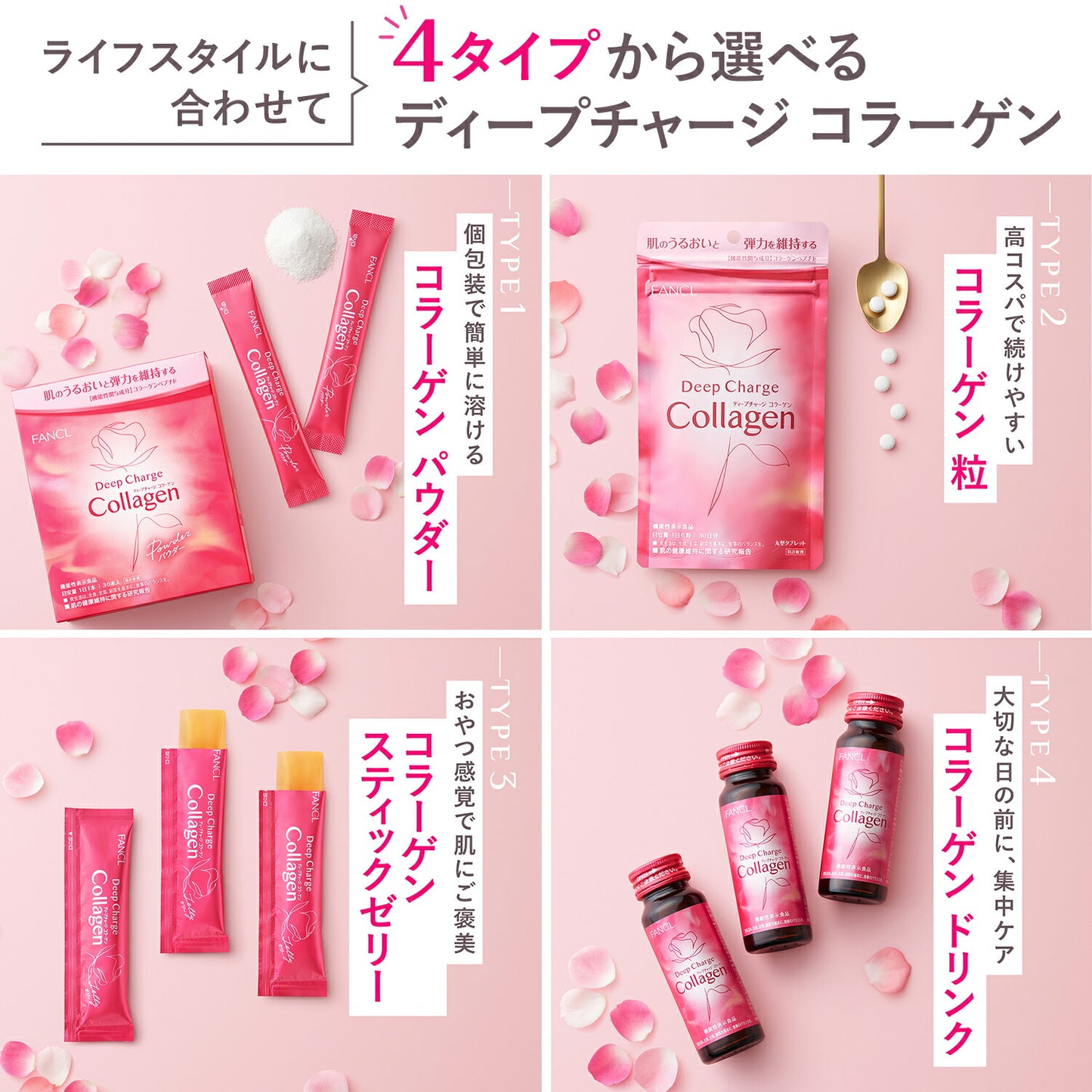 FANCL 深層補充膠原蛋白粉 (30日) Deep Charge Collagen Powder (30 Days)