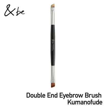 ＆be 熊野筆雙頭眉刷 ＆be Double-End Eyebrow Brush