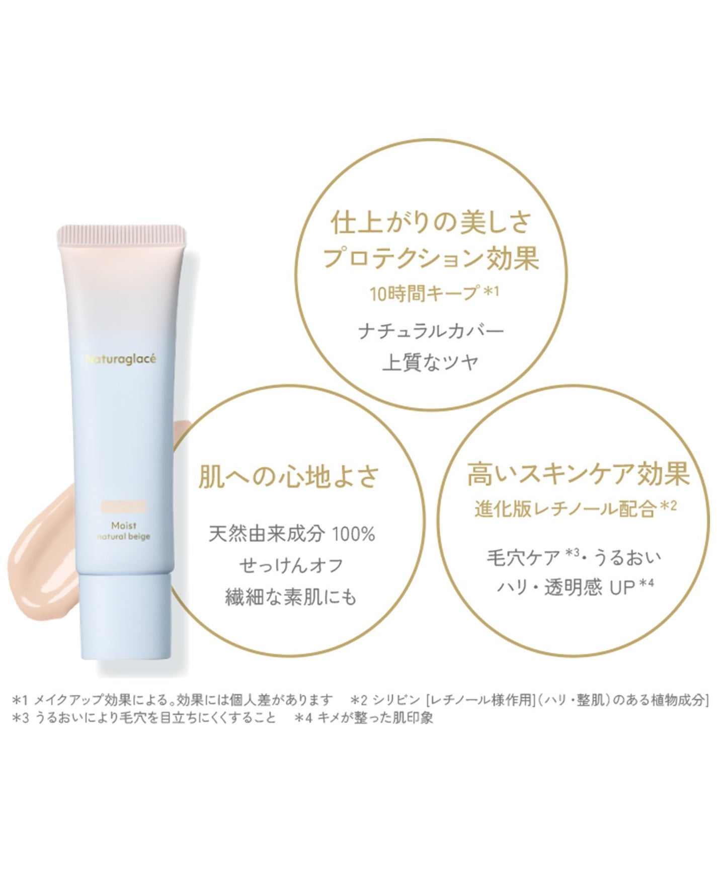 naturaglace 滋潤妝前乳  Makeup Cream Moist 30g